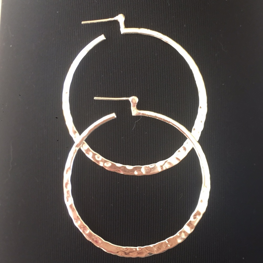 Silpada Hammered .925 Sterling Silver Earrings